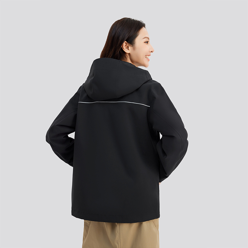 (Women) Skechers Women’s Outdoor Series Breathable Hooded Jacket in Carbon Black L424W166-0018 圖 7