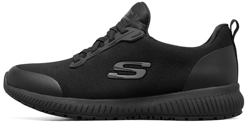 (Women) Skechers Work: Squad Slip Resistant 'Black' 77222-BLK Buy (Women) Skechers Work: Squad Slip Resistant 'Black' 77222-BLK