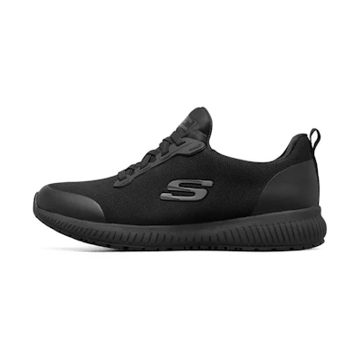 (W) Skechers Work: Squad Slip Resistant 'Black'