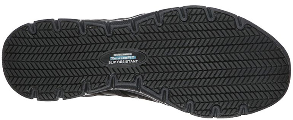 (W) Skechers Kerja Relaxed Fit: Ghenter-Dagsby SR 'Hitam' 77283EC-BLK Purchase (W) Skechers Kerja Relaxed Fit: Ghenter-Dagsby SR 'Hitam' 77283EC-BLK