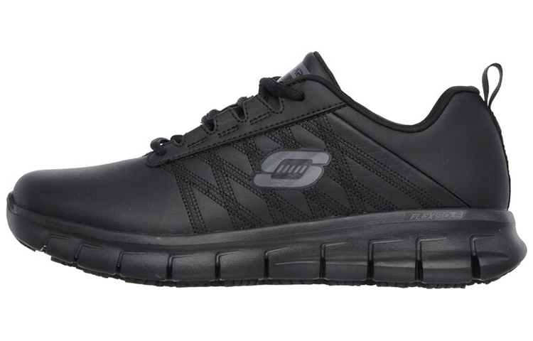 (Women) Skechers Work Relaxed Fit: Sure Track-Erath SR 'Black' 76576EC-BLK