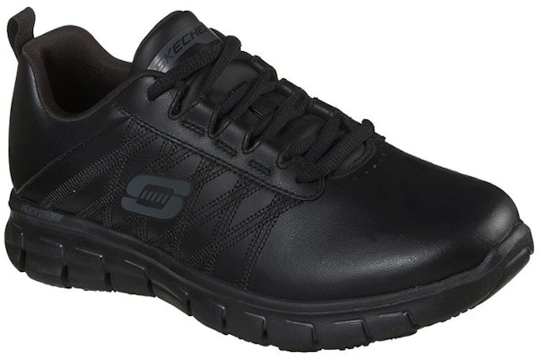 (W) Skechers Kerja Nyaman: Sure Track-Erath SR 'Hitam' 76576EC-BLK Lookbook (W) Skechers Kerja Nyaman: Sure Track-Erath SR 'Hitam' 76576EC-BLK