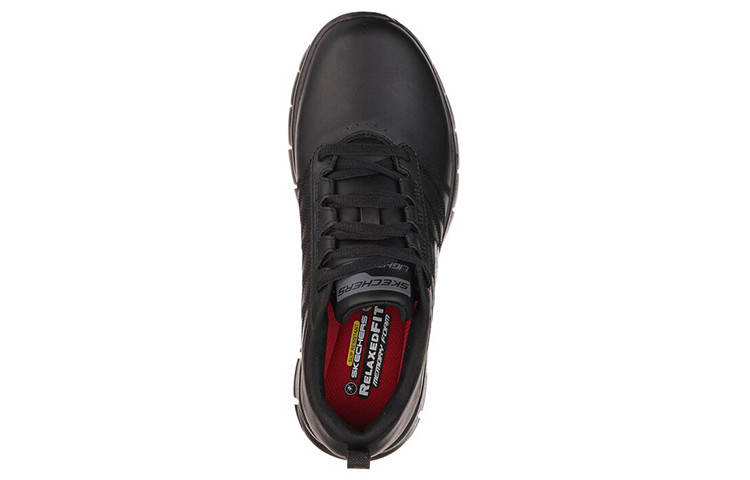 Shop (Women) Skechers Work Relaxed Fit: Sure Track-Erath SR 'Black' 76576EC-BLK