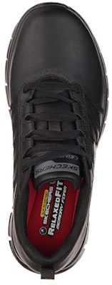 (W) Skechers Kerja Nyaman: Sure Track-Erath SR 'Hitam' 76576EC-BLK Shop (W) Skechers Kerja Nyaman: Sure Track-Erath SR 'Hitam' 76576EC-BLK
