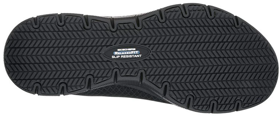 (W) スケッチャーズワーク リラックスフィット ゲンターSR (黒) 77204-BLK Purchase (W) スケッチャーズワーク リラックスフィット ゲンターSR (黒) 77204-BLK