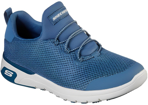 (Women) Skechers Work Relaxed Fit Low 'Blue' 77281-BLU Lookbook (Women) Skechers Work Relaxed Fit Low 'Blue' 77281-BLU