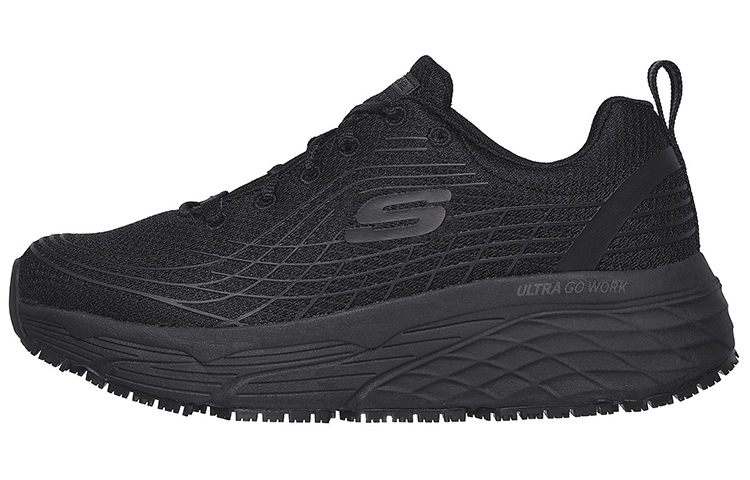 (Women) Skechers Work Slip-Resistant Relaxed Fit Max Cushioning Elite 'Black' 108016-BLK