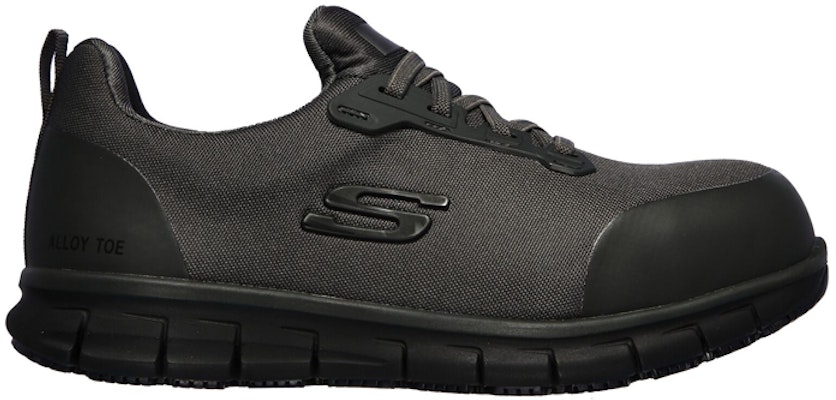 (Women) Skechers Work Sure Track - Irmo Alloy Toe 'Black' 108003-BLK Order (Women) Skechers Work Sure Track - Irmo Alloy Toe 'Black' 108003-BLK