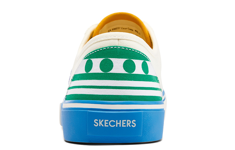 Purchase One Piece x Skechers V'LITES 航海王聯名款 娜美配色 耐磨防滑 低筒休閒板鞋 女款 白藍