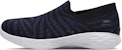 (W) Skechers KAMU 'Hitam Biru' 14972-BKNV