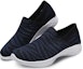 Lookbook (W) Skechers KAMU 'Hitam Biru' 14972-BKNV