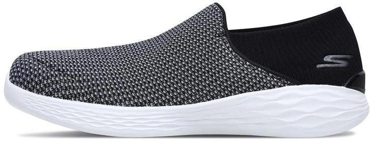 women-skechers-you-low-black-white-14967-bkw