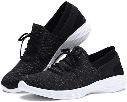 (W) Skechers YOU Low 'Hitam Putih' 14970-BKW Lookbook (W) Skechers YOU Low 'Hitam Putih' 14970-BKW