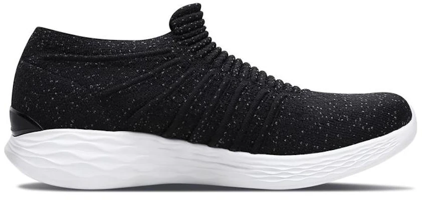 (Women) Skechers YOU Mid-Top 'Black and White' 14961-BKW Order (Women) Skechers YOU Mid-Top 'Black and White' 14961-BKW