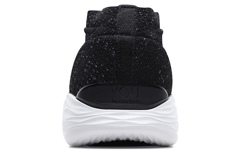 Shop (Women) Skechers YOU Mid-Top 'Black and White' 14961-BKW