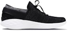 Order (W) Kasut Lari Skechers You Hitam/Putih 14960-BKW