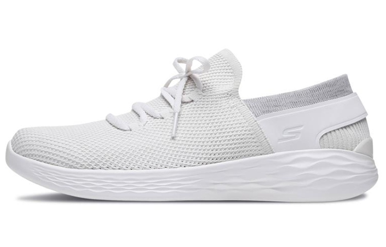 (Women) Skechers You Running Shoes White 14960-WHT