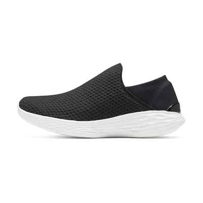 (W) Skechers You Slip-On 'Black White'