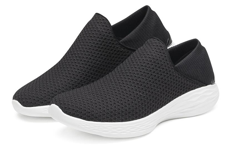 Lookbook (Women) Skechers You Slip-On 'Black White' 14951-BKW