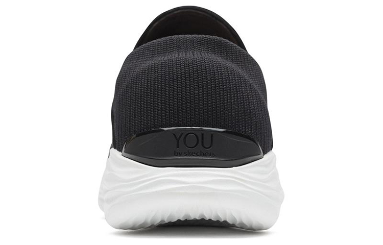 Shop (Women) Skechers You Slip-On 'Black White' 14951-BKW