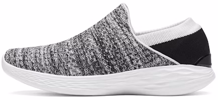 (Women) Skechers You Slip-On 'White Grey Black' 14951-WBK (Women) Skechers You Slip-On 'White Grey Black' 14951-WBK