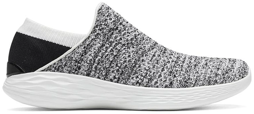 (Women) Skechers You Slip-On 'White Grey Black' 14951-WBK Order (Women) Skechers You Slip-On 'White Grey Black' 14951-WBK