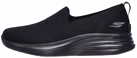 (Women) Skechers You Wave 'Black Slip-On' 132007-BBK (Women) Skechers You Wave 'Black Slip-On' 132007-BBK