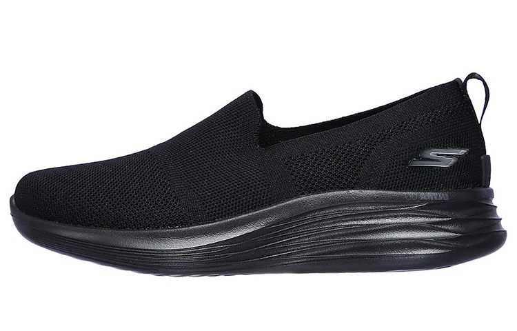 (Women) Skechers You Wave 'Black Slip-On' 132007-BBK