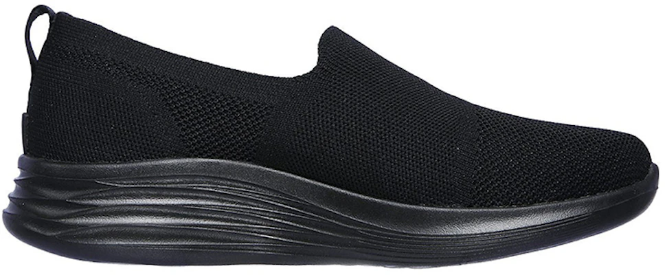 (Women) Skechers You Wave 'Black Slip-On' 132007-BBK Order (Women) Skechers You Wave 'Black Slip-On' 132007-BBK