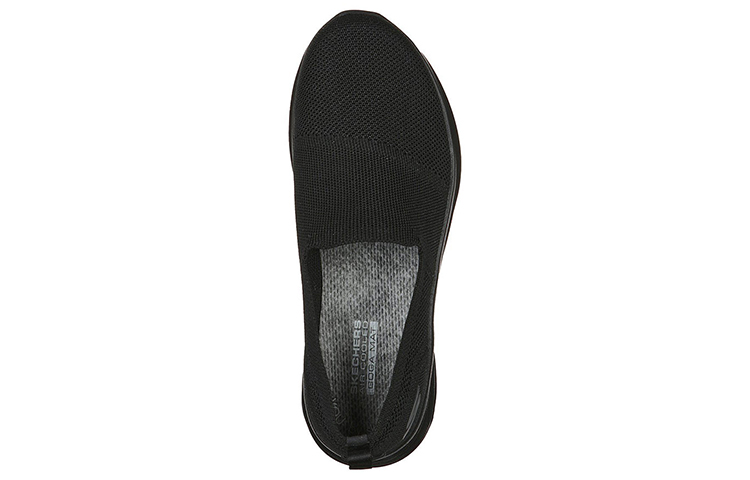 Shop (Women) Skechers You Wave 'Black Slip-On' 132007-BBK