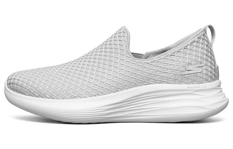 (Women) Skechers You Wave Running Shoes Gray/White 132000-GRY