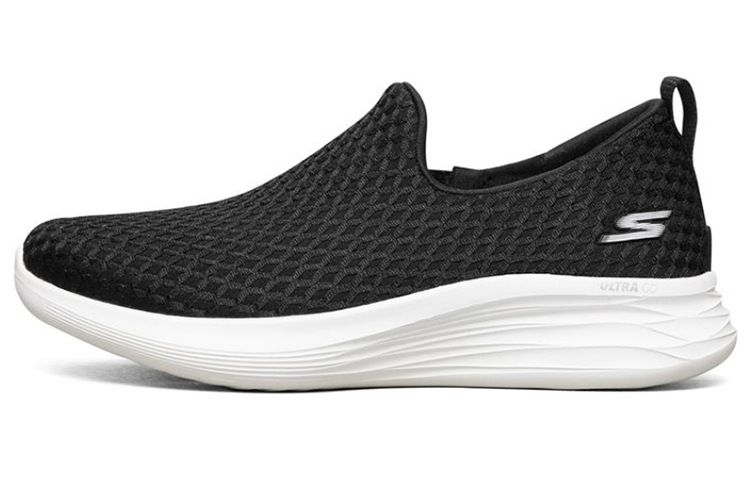(W) Skechers You Wave Sports Shoes Black/White