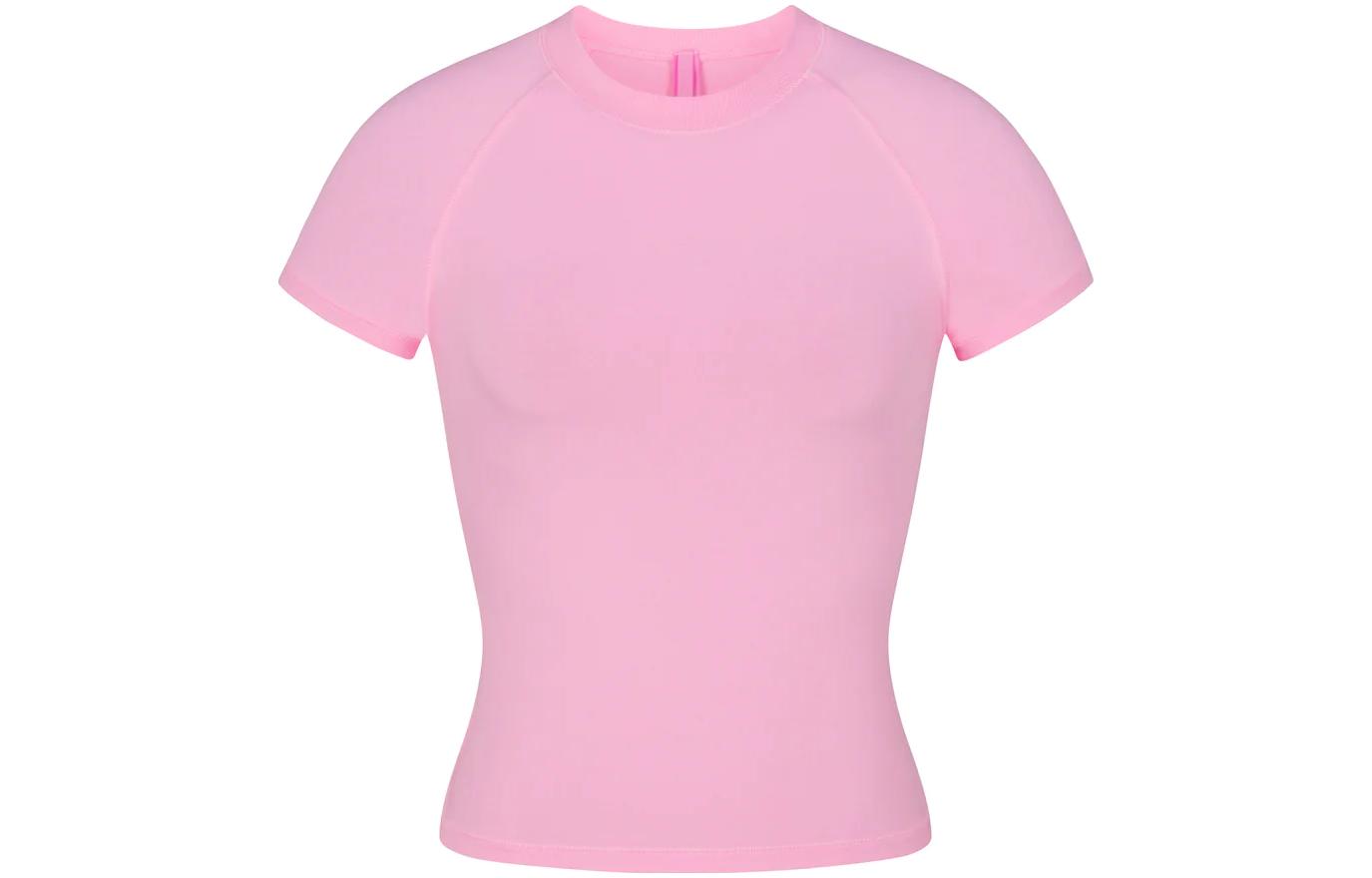 (Women) SKIMS  Vintage Raglan Short Sleeve T-Shirt TP-TSH-3028-CDY