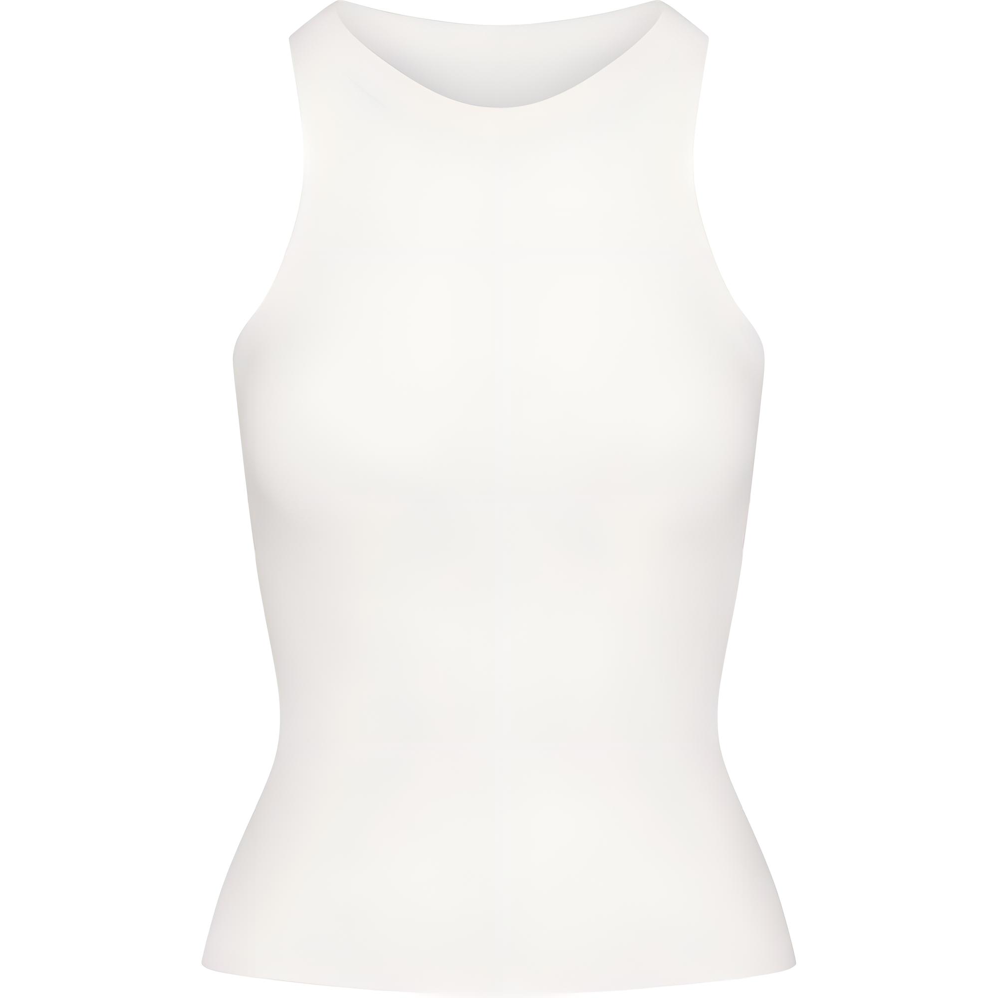 (Women) SKIMS Comfort Crewneck Sleeveless Tank Top Marble TP-TNK-5516W-MBL