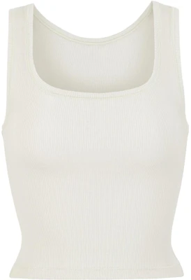 (W) SKIMS 棉質羅紋緊身白色圓領背心 Tank Top AP-TNK-0038-BON Buy (W) SKIMS 棉質羅紋緊身白色圓領背心 Tank Top AP-TNK-0038-BON