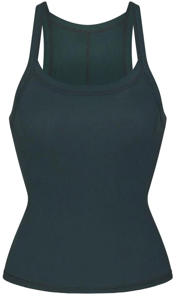women-skims-fw-23-cotton-scoop-tank-women-s-ribbed-sports-top-spruce-green-tp-tnk-3949-spr