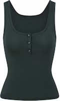(Women) SKIMS FW24 Holiday Sleep Henley Tank Women’s Slim Fit Sleeveless Top - Spruce Color SL-TNK-6289W-SPR (Women) SKIMS FW24 Holiday Sleep Henley Tank Women’s Slim Fit Sleeveless Top - Spruce Color SL-TNK-6289W-SPR