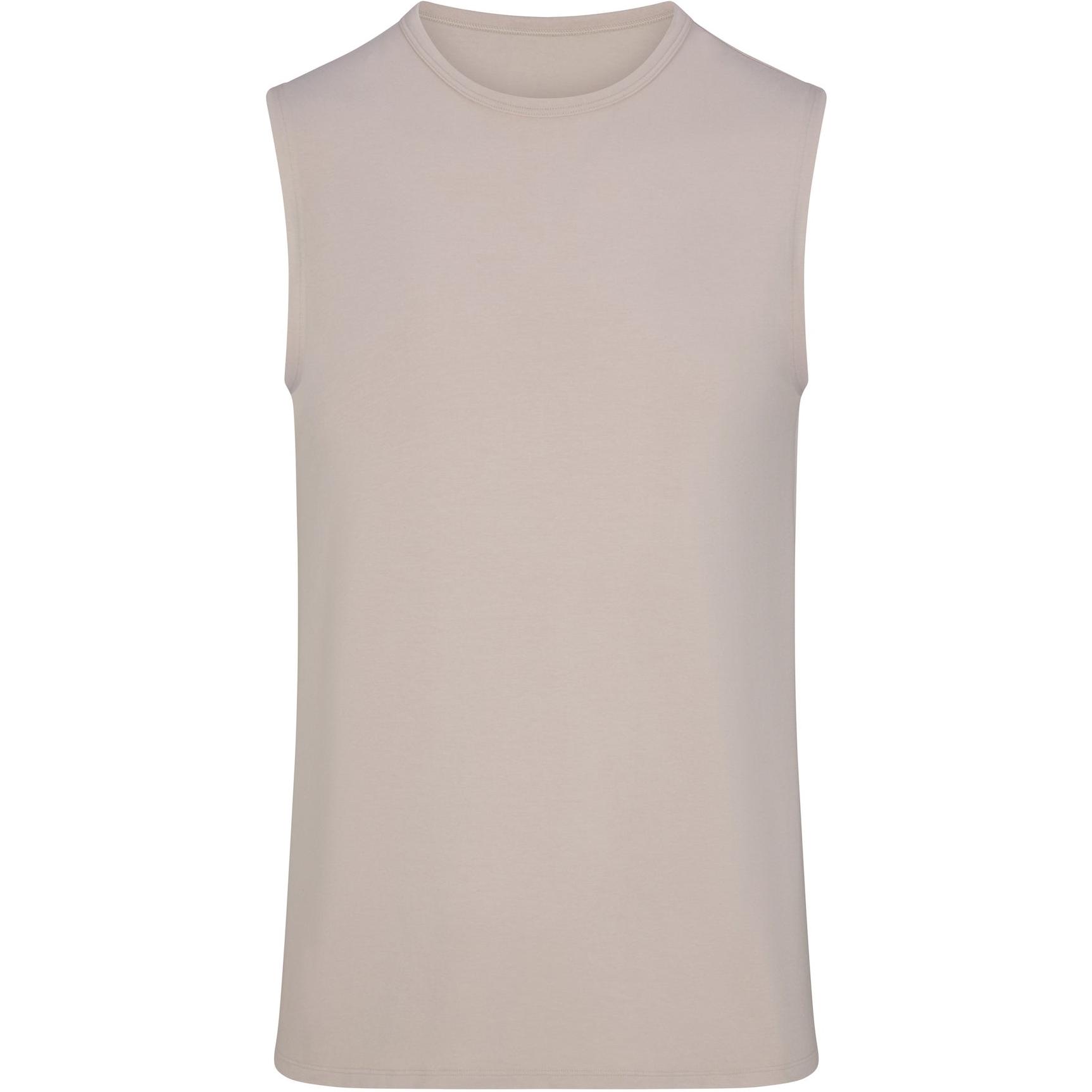 SKIMS FW24 Jersey Sleep Tank Soft Breathable Sleeveless Shirt Stone Color SL-TNK-6193M-STO
