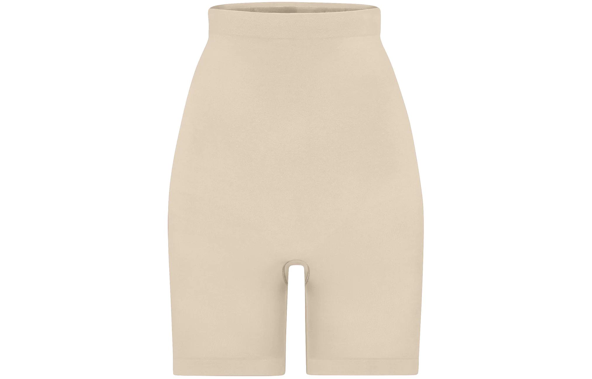 (Women) SKIMS Seamless Sculpt High-Waisted Mid-Thigh Shorts Women’s Sand Color. BO-SHO-3364-SAND