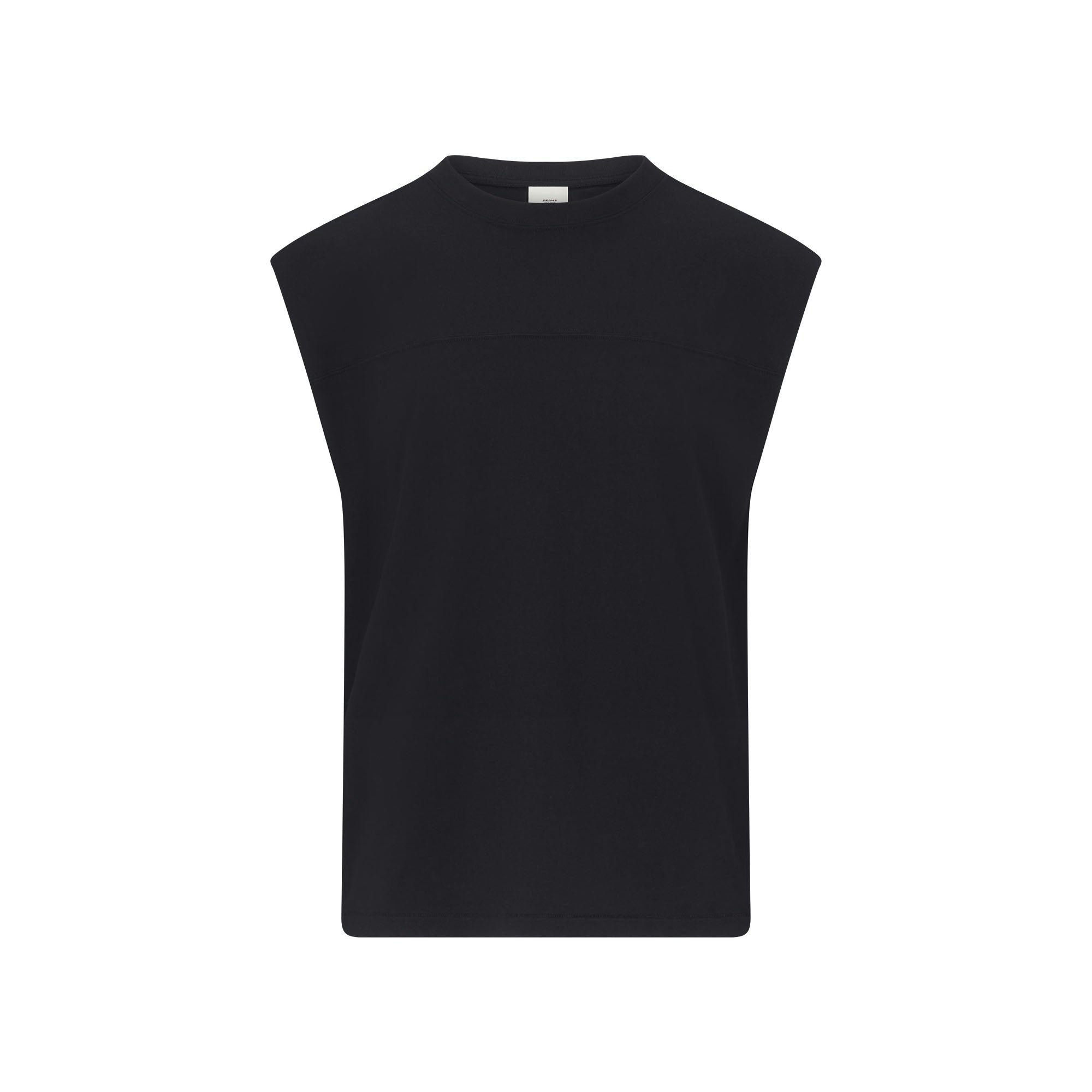 SKIMS SS26 Cropped Muscle Tank Ribbed Crewneck Sleeveless Top TP-SSL-11559M-OBD