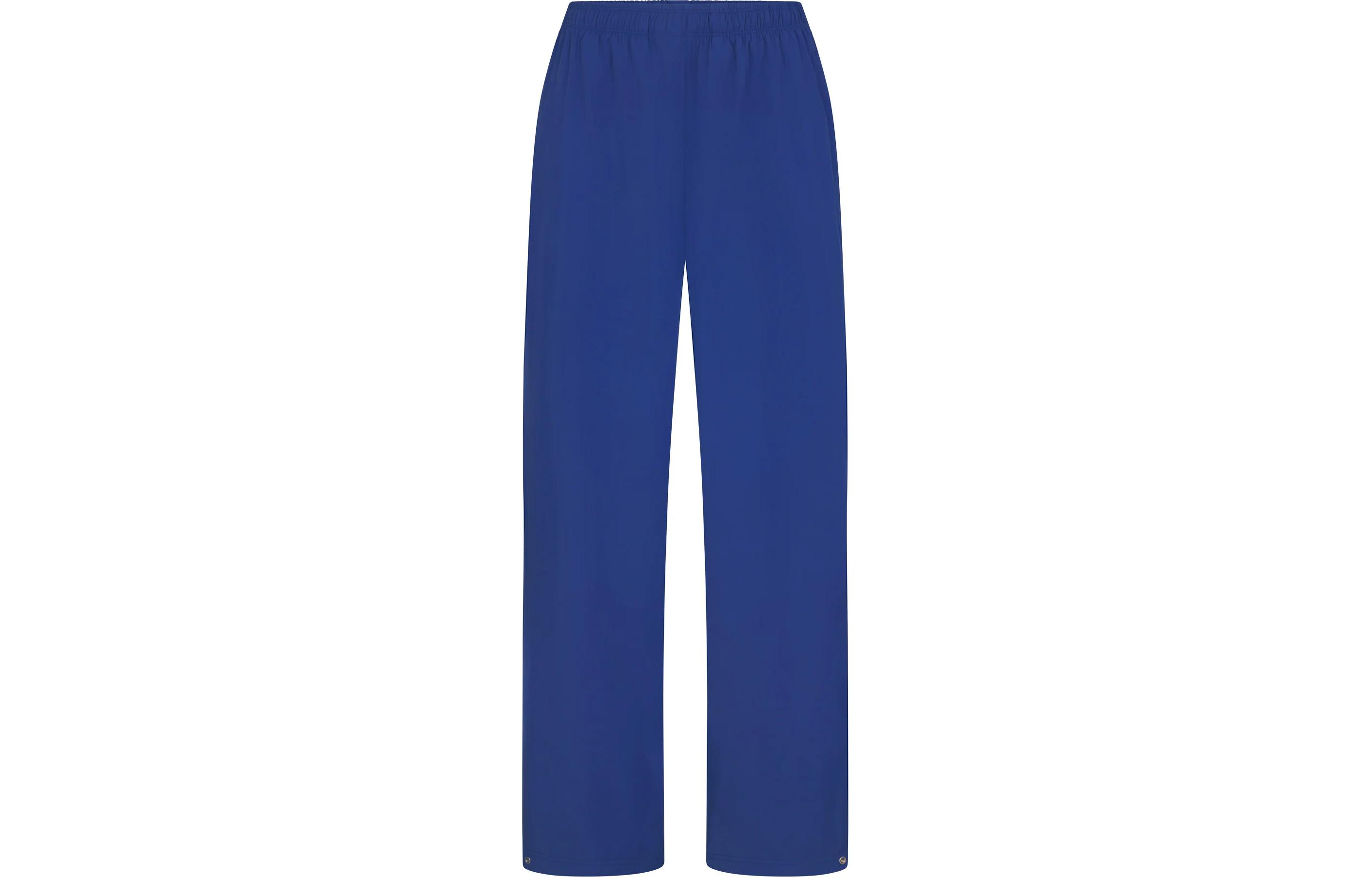 (Women) SKIMS Track Woven Nylon Mid-Rise Tapered Pants Women’s - Cobalt Blue BO-TRK-3528-COB
