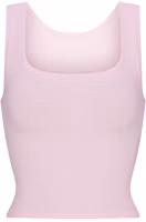 (Women) SKIMS Valentine's SS25 Cotton Rib Tank Casual Top - Cherry Blossom Pink. AP-TNK-0038-CMB (Women) SKIMS Valentine's SS25 Cotton Rib Tank Casual Top - Cherry Blossom Pink. AP-TNK-0038-CMB