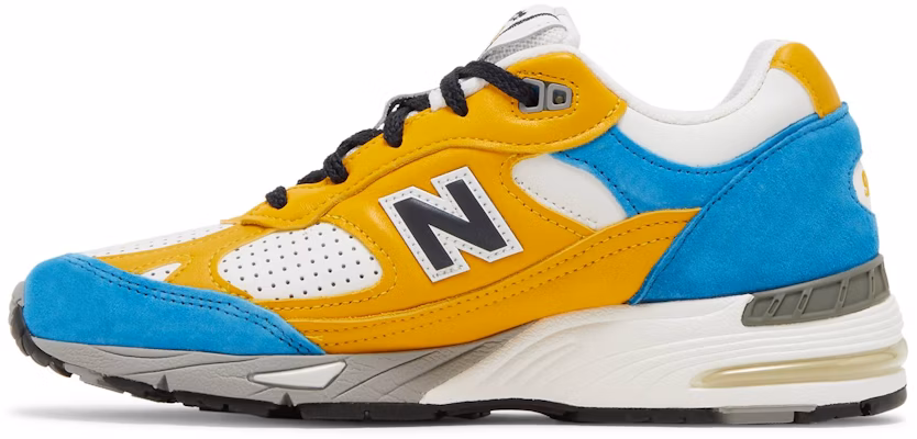 (W) Sneakersnstuff x New Balance 991 '黄色' 运动鞋 W991EF Lookbook (W) Sneakersnstuff x New Balance 991 '黄色' 运动鞋 W991EF