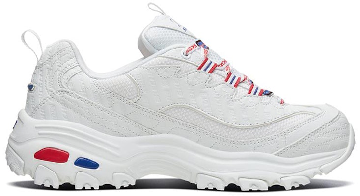 (W) Skechers Snickers x D'Lites 1.0 Low-Top Daddy Shoes 'Putih' 66666331-WHT Order (W) Skechers Snickers x D'Lites 1.0 Low-Top Daddy Shoes 'Putih' 66666331-WHT