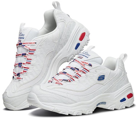 (W) Skechers Snickers x D'Lites 1.0 Low-Top Daddy Shoes 'Putih' 66666331-WHT Lookbook (W) Skechers Snickers x D'Lites 1.0 Low-Top Daddy Shoes 'Putih' 66666331-WHT