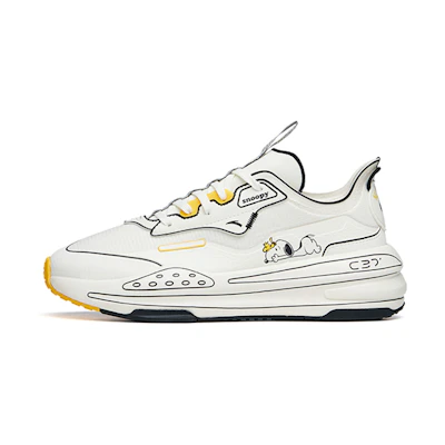 (W) Anta Snoopy C37 Low 'White Yellow'