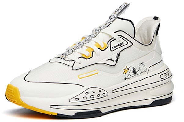 (Women) Anta Snoopy x C37 Low 'White Yellow' 922128081-11 Lookbook (Women) Anta Snoopy x C37 Low 'White Yellow' 922128081-11