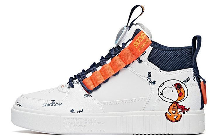 (Women) Anta Snoopy x High-Top 'White Blue Orange' 922128017-1
