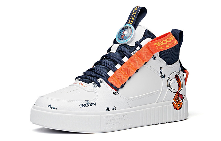 Order (W) Anta Snoopy x High-Top 'Blanco Azul Naranja' 922128017-1
