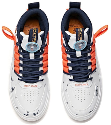 (Women) Anta Snoopy x High-Top 'White Blue Orange' 922128017-1 Lookbook (Women) Anta Snoopy x High-Top 'White Blue Orange' 922128017-1